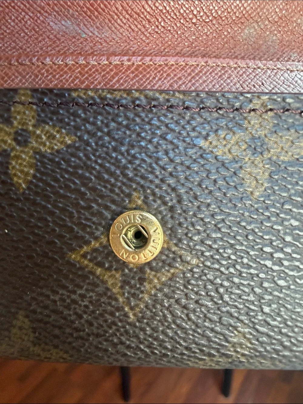 Authentic Louis Vuitton Classic Monogram Key Holder Vintage
